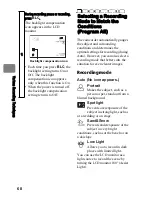 Предварительный просмотр 68 страницы Hitachi BD70A - DZ Camcorder - 1080p Instruction Manual