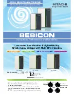 Предварительный просмотр 1 страницы Hitachi BEBICON SRL-5.5MB5A Specification