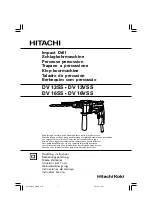 Hitachi BEETLE /LDV 13SS Handling Instructions Manual preview