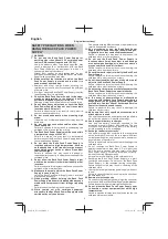 Preview for 2 page of Hitachi BL 26200 Handling Instructions Manual