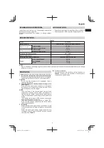 Preview for 5 page of Hitachi BL 26200 Handling Instructions Manual