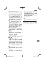 Предварительный просмотр 129 страницы Hitachi BL 26200 Handling Instructions Manual