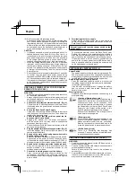 Предварительный просмотр 12 страницы Hitachi BL 36200 Handling Instructions Manual