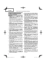 Предварительный просмотр 14 страницы Hitachi BL 36200 Handling Instructions Manual