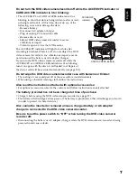 Preview for 7 page of Hitachi BX35A - DZ Camcorder - 680 KP Instruction Manual