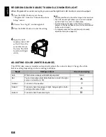 Preview for 58 page of Hitachi BX35A - DZ Camcorder - 680 KP Instruction Manual