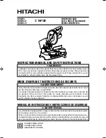 Hitachi C 10FCB Instruction Manual предпросмотр