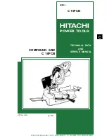 Hitachi C 10FCB Technical Data And Service Manualice Manual preview