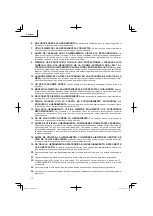 Preview for 58 page of Hitachi C 10FSB Safety Instructions And Instruction Manual