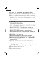 Preview for 60 page of Hitachi C 10FSB Safety Instructions And Instruction Manual