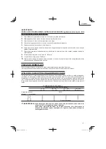 Preview for 61 page of Hitachi C 10FSB Safety Instructions And Instruction Manual