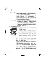 Preview for 76 page of Hitachi C 10FSB Safety Instructions And Instruction Manual