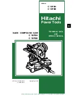 Hitachi C 10FSB Technical Data And Service Manual предпросмотр