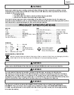 Предварительный просмотр 3 страницы Hitachi C 10RD Instruction Manual And Safety Instructions