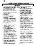 Предварительный просмотр 22 страницы Hitachi C 10RD Instruction Manual And Safety Instructions