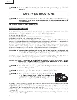 Предварительный просмотр 4 страницы Hitachi C 10RJ Safety Instructions And Instruction Manual