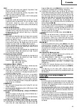 Предварительный просмотр 21 страницы Hitachi C 12RSH Handling Instructions Manual