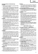 Предварительный просмотр 31 страницы Hitachi C 12RSH Handling Instructions Manual