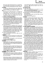 Предварительный просмотр 39 страницы Hitachi C 12RSH Handling Instructions Manual