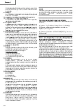 Предварительный просмотр 54 страницы Hitachi C 12RSH Handling Instructions Manual