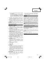 Предварительный просмотр 21 страницы Hitachi C 13U Handling Instructions Manual