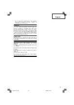 Предварительный просмотр 39 страницы Hitachi C 13U Handling Instructions Manual