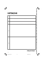 Предварительный просмотр 42 страницы Hitachi C 13U Handling Instructions Manual