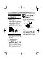 Preview for 37 page of Hitachi C 18DBAL Safety Instructions And Instruction Manual