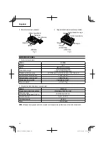 Preview for 60 page of Hitachi C 18DBAL Safety Instructions And Instruction Manual