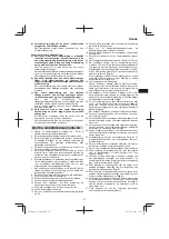 Preview for 67 page of Hitachi C 18DGL Handling Instructions Manual