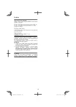 Preview for 120 page of Hitachi C 18DGL Handling Instructions Manual