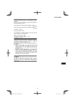 Preview for 151 page of Hitachi C 18DGL Handling Instructions Manual