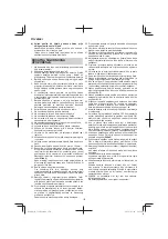 Preview for 170 page of Hitachi C 18DGL Handling Instructions Manual