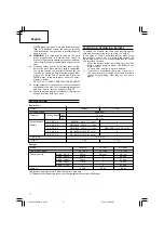 Preview for 12 page of Hitachi C 18DL Handling Instructions Manual