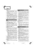Preview for 16 page of Hitachi C 18DL Handling Instructions Manual