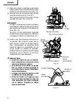 Preview for 58 page of Hitachi C 18DMR Safety Instructions And Instruction Manual