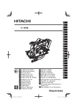 Preview for 1 page of Hitachi C 18DSL Handling Instructions Manual