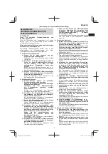 Preview for 9 page of Hitachi C 18DSL Handling Instructions Manual