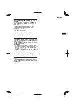 Preview for 51 page of Hitachi C 18DSL Handling Instructions Manual