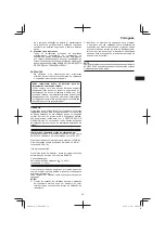 Preview for 59 page of Hitachi C 18DSL Handling Instructions Manual