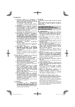 Preview for 154 page of Hitachi C 18DSL Handling Instructions Manual