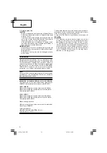 Preview for 14 page of Hitachi C 6BUY Handling Instructions Manual