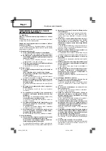 Preview for 36 page of Hitachi C 6BUY Handling Instructions Manual