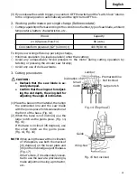 Предварительный просмотр 21 страницы Hitachi C 6DC Safety And Instruction Manual