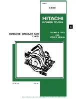 Hitachi C 6DD Technical Data And Service Manual preview