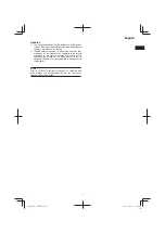 Preview for 7 page of Hitachi C 6MEY Handling Instructions Manual