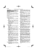 Предварительный просмотр 50 страницы Hitachi C 6MEY Handling Instructions Manual