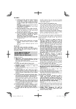 Предварительный просмотр 100 страницы Hitachi C 6MEY Handling Instructions Manual