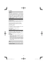 Предварительный просмотр 104 страницы Hitachi C 6MEY Handling Instructions Manual