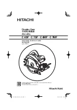 Preview for 1 page of Hitachi C 6MF Handling Instructions Manual